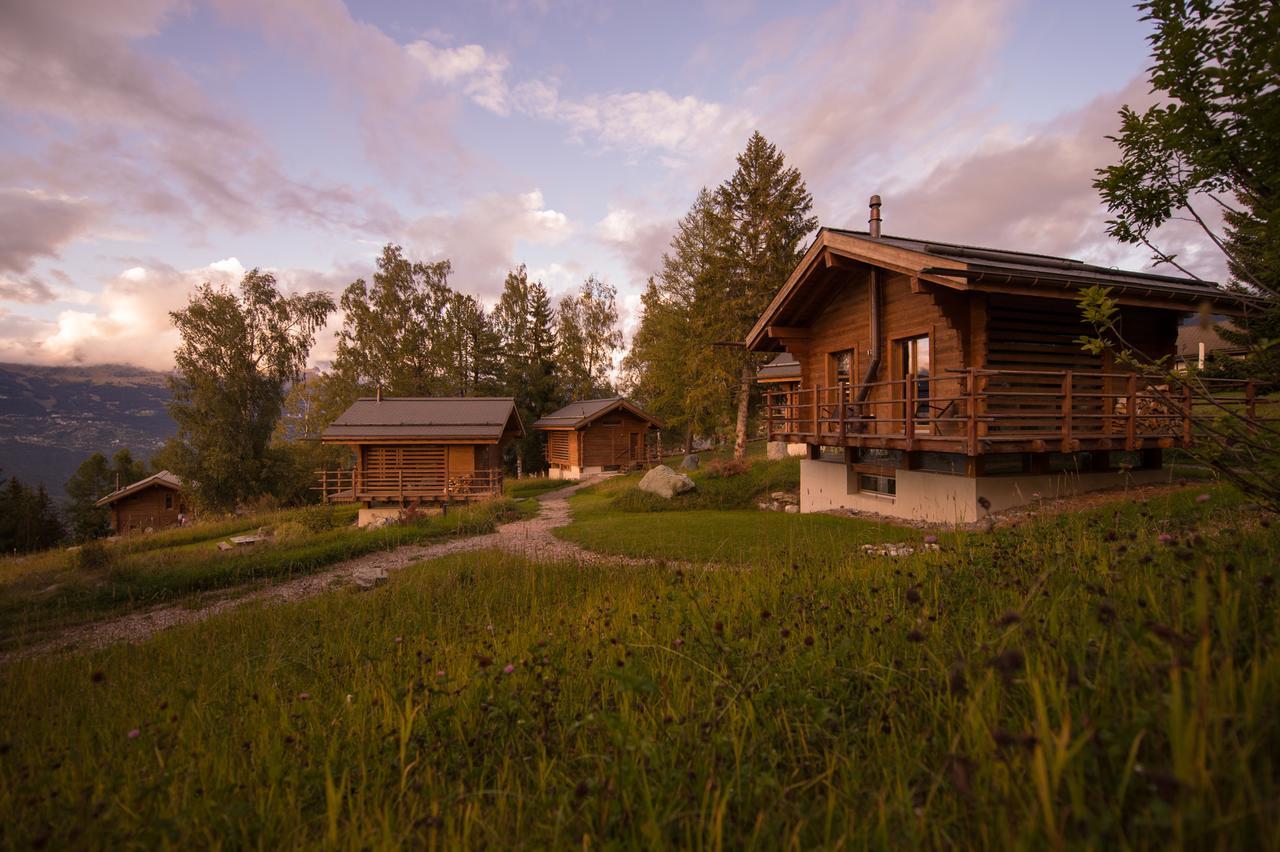 Les Mazots De La Source & Spa Vercorin Zewnętrze zdjęcie