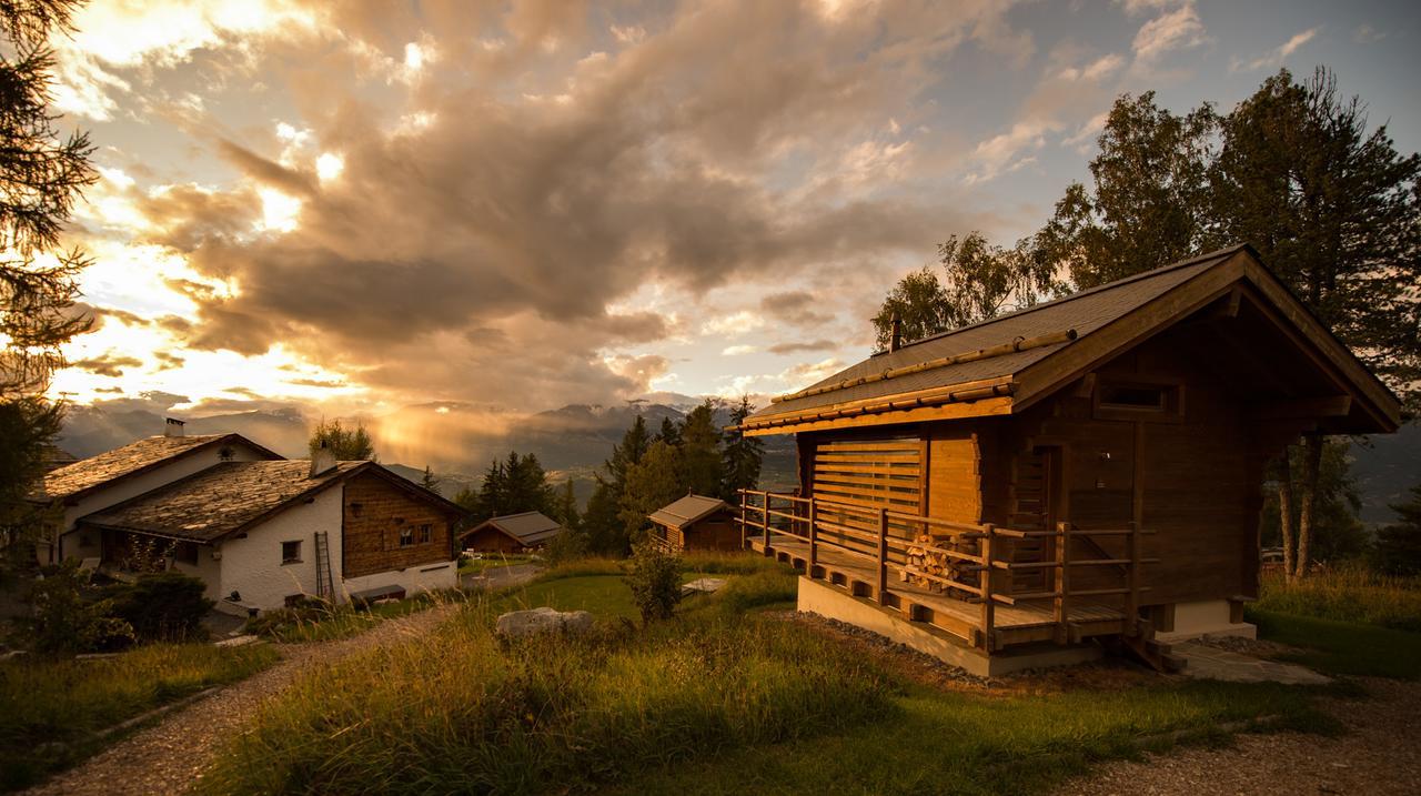 Les Mazots De La Source & Spa Vercorin Zewnętrze zdjęcie